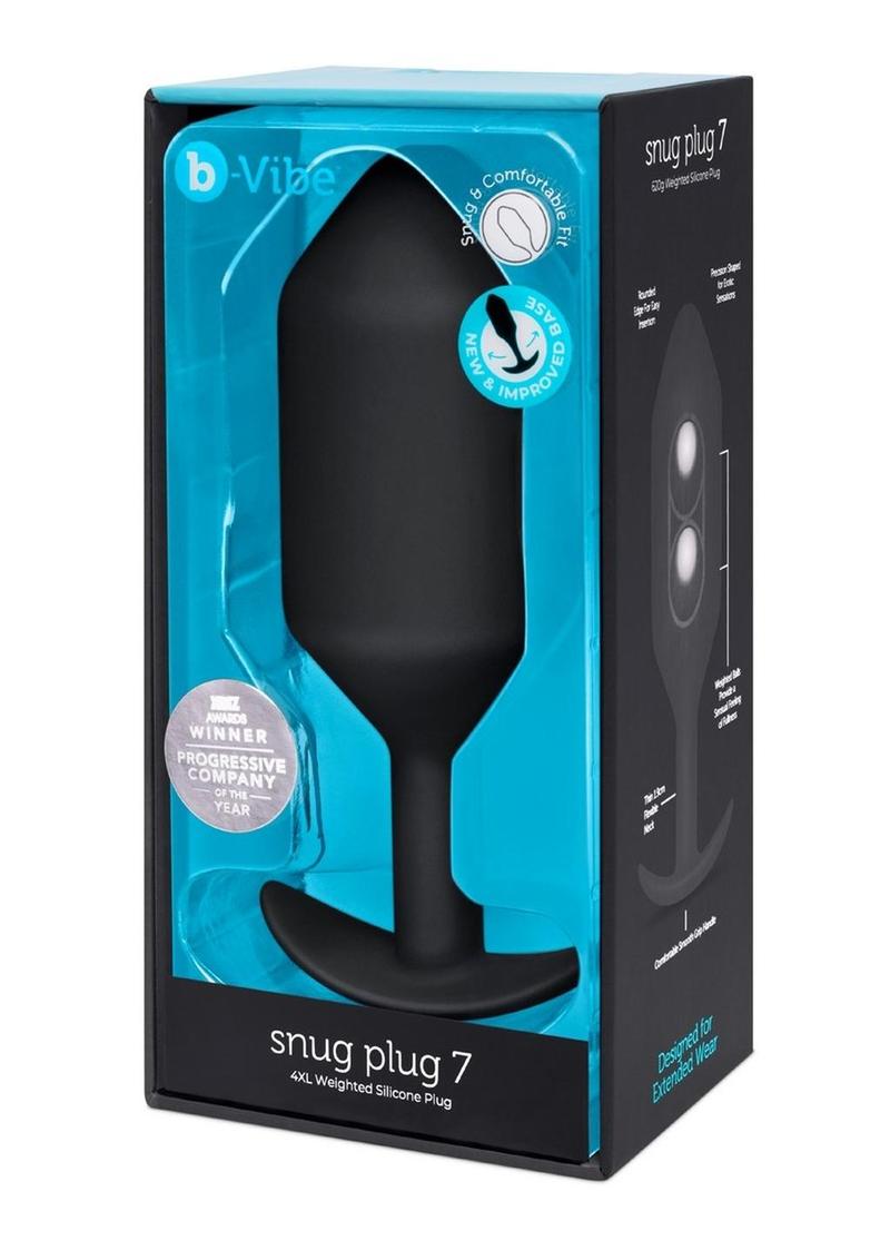 B-Vibe Snug Plug 7 Silicone Weighted Anal Plug