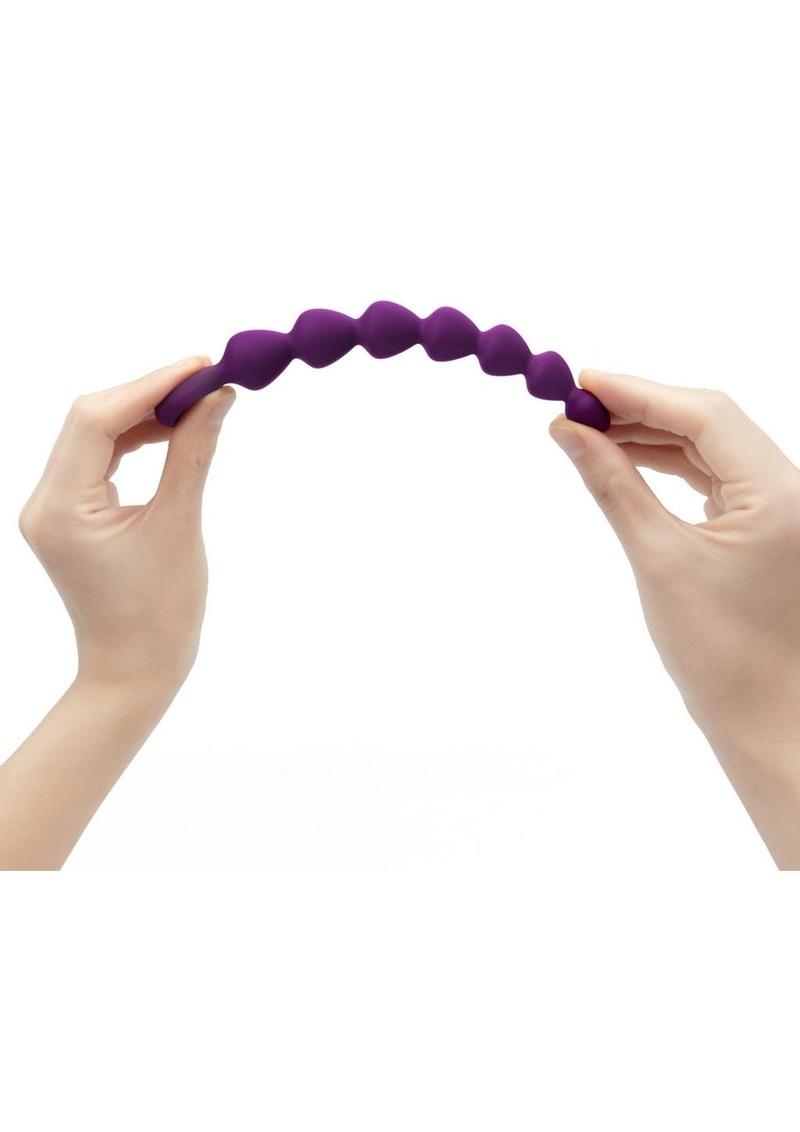 Bing Bang Silicone Anal Beads - Purple/Purple Rain - Small