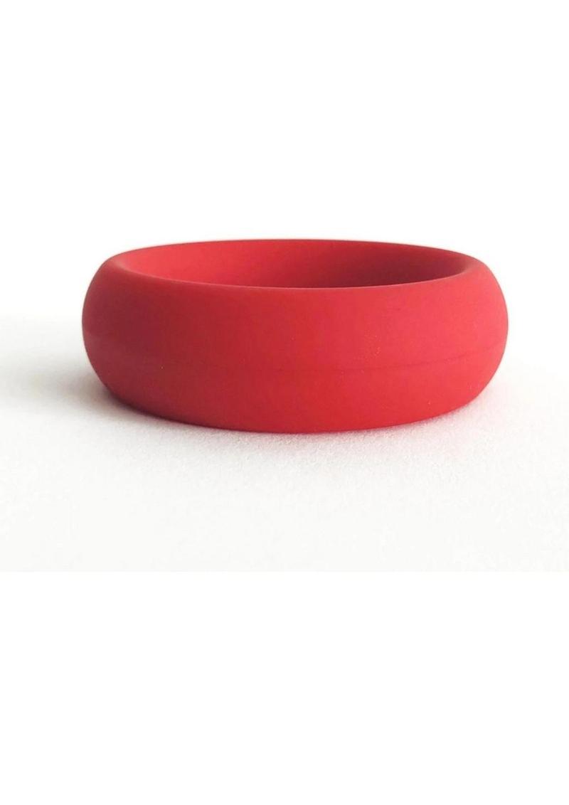 Boneyard Meat Rack Beef Up Bulge Ring 3x Stretch Silicone Cock Ring - Red