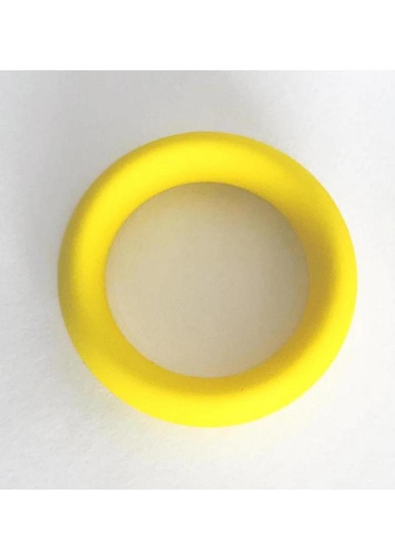 Boneyard Meat Rack Beef Up Bulge Ring 3x Stretch Silicone Cock Ring - Yellow