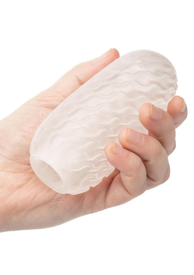 Boundless Reversible Ribbed Stroker - White