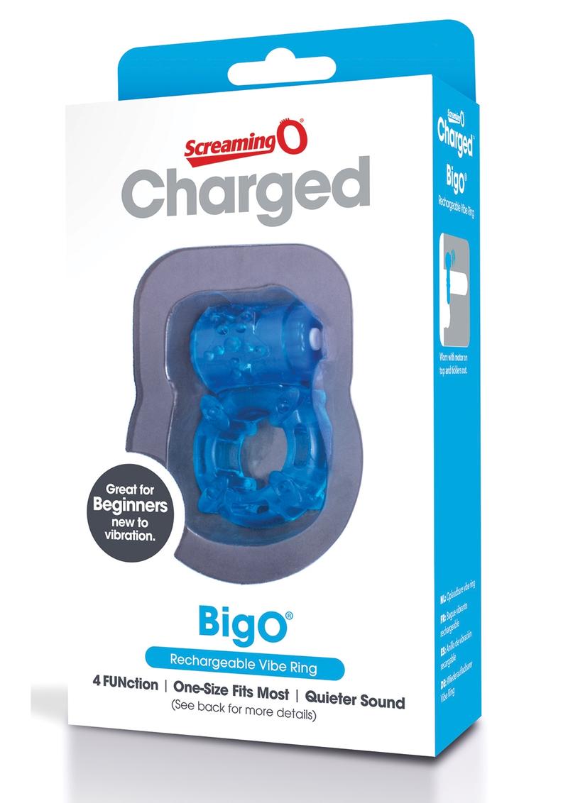 Charged Bigo Rechargeable Waterproof Vibrating Cock Ring
