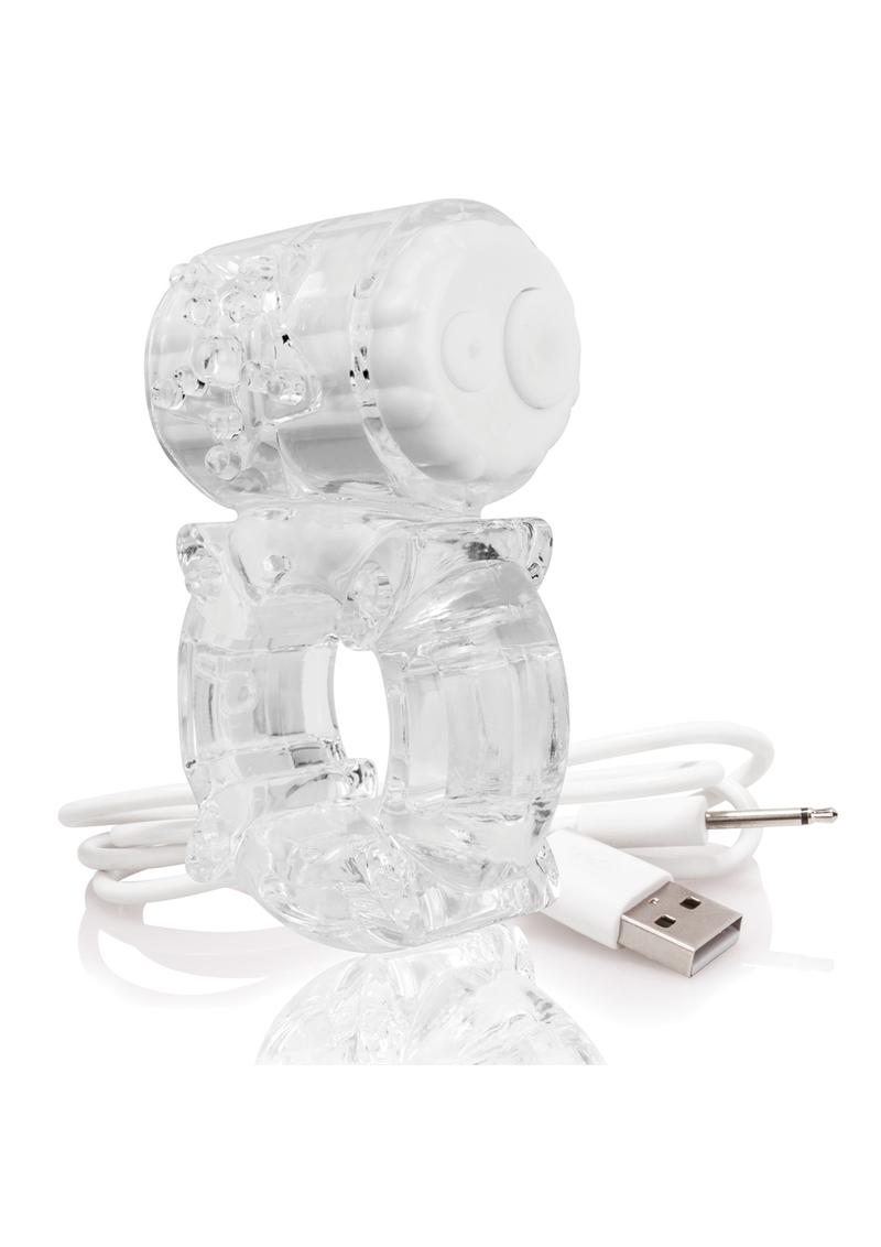 Charged Bigo Rechargeable Waterproof Vibrating Cock Ring