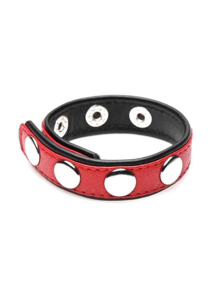Cock Gear Leather Speed Snap Cock Ring