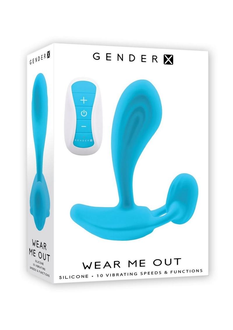 Gender X Wear Me Out Rechargeable Silicone Panty Vibe with Remote