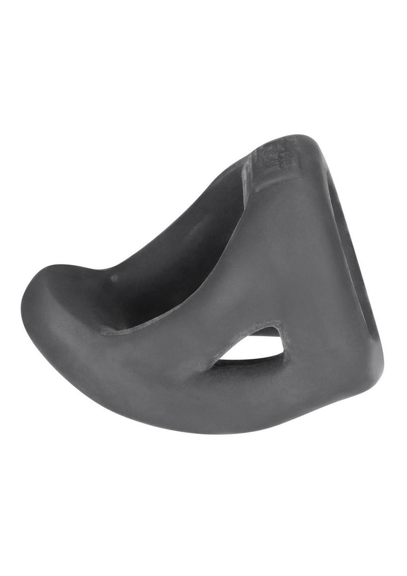 Hunkyjunk Slingshot Silicone 3 Ring Teardrop Cock Ring - Gray/Grey