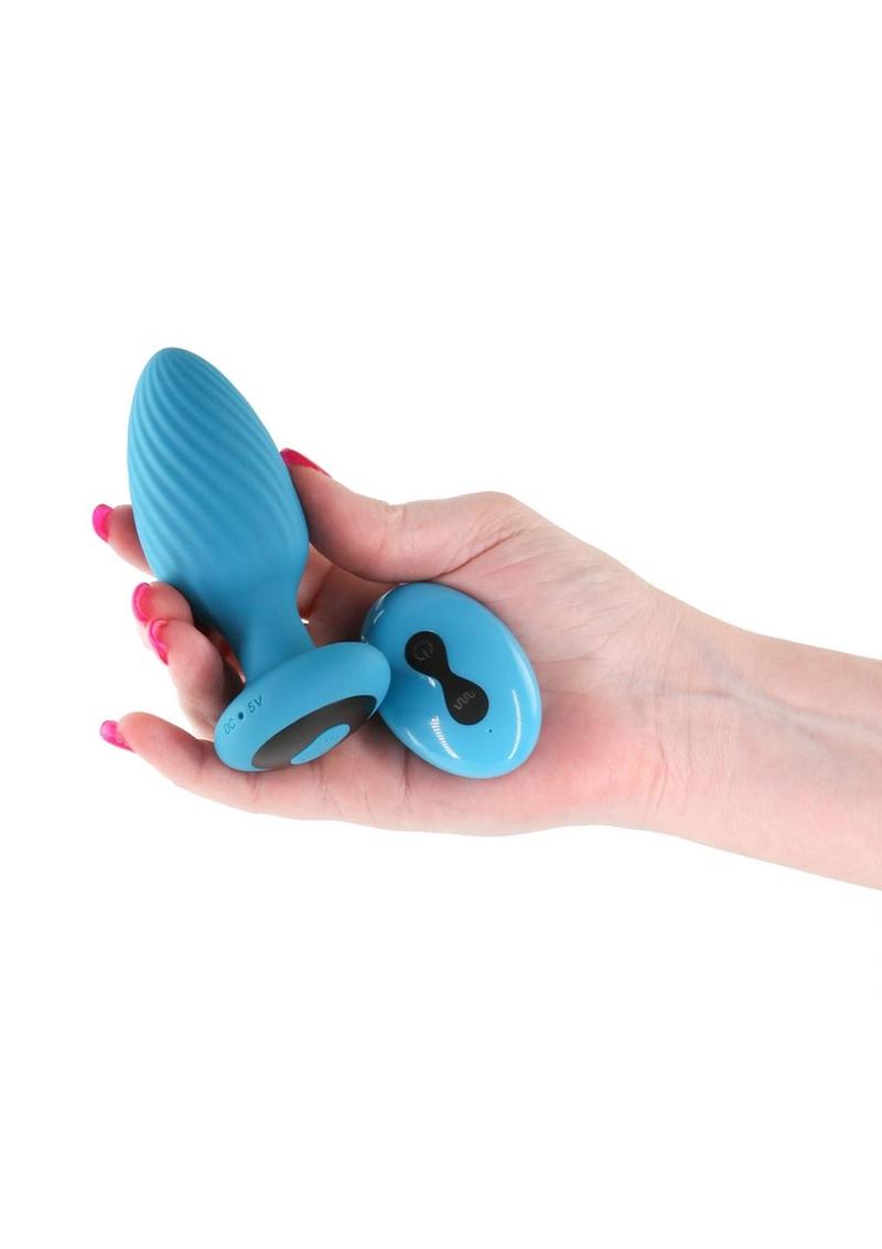 Inya Alpine 2.0 Rechargeable Silicone Remote Anal Plug - Teal