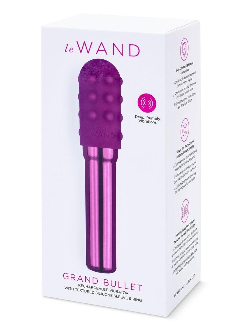 Le Wand Grand Bullet Rechargeable Silione Vibrator