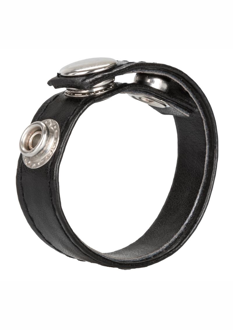 Leather 3 Snap Ring Cock