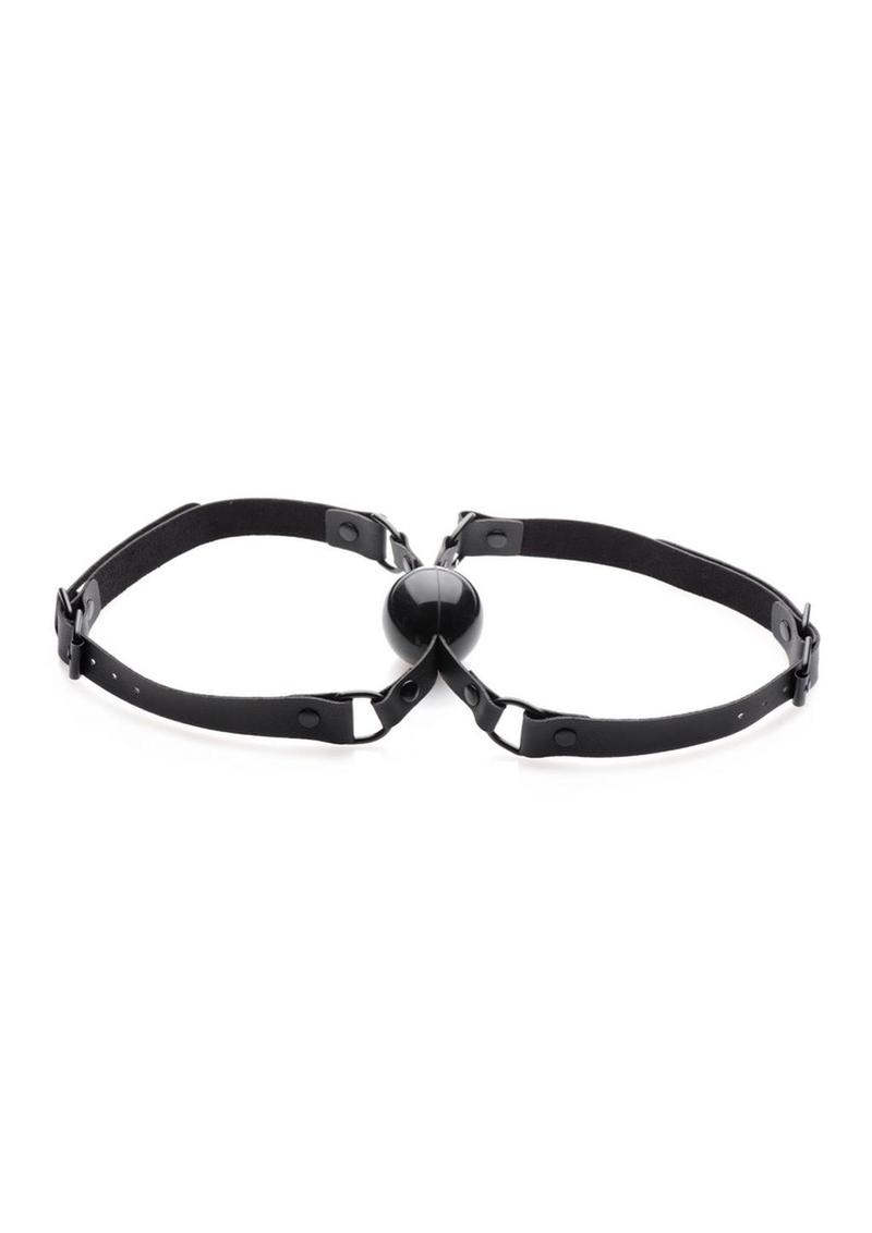 Master Series Doppelgänger Silicone Double Mouth Gag - Black