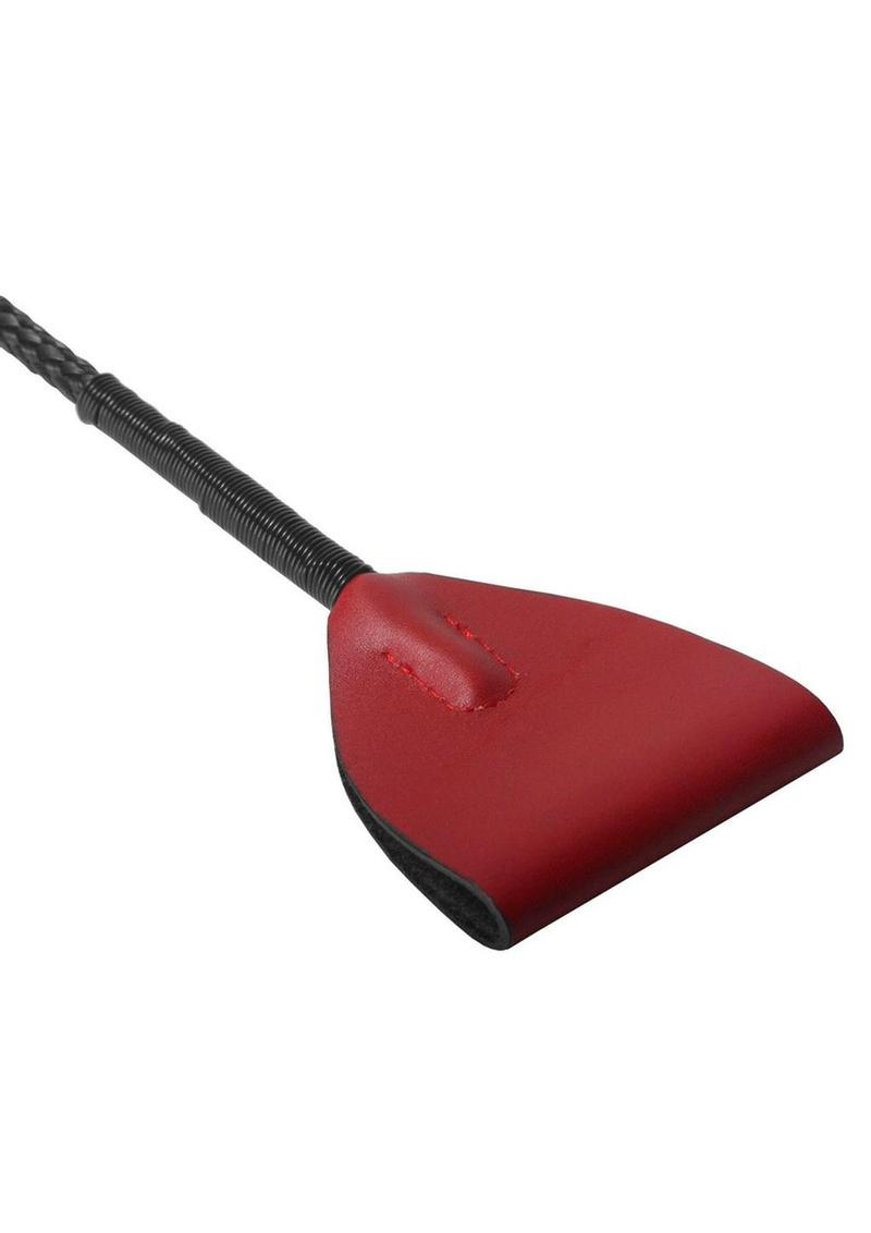 Master Series Red Mare Leather Riding Crop