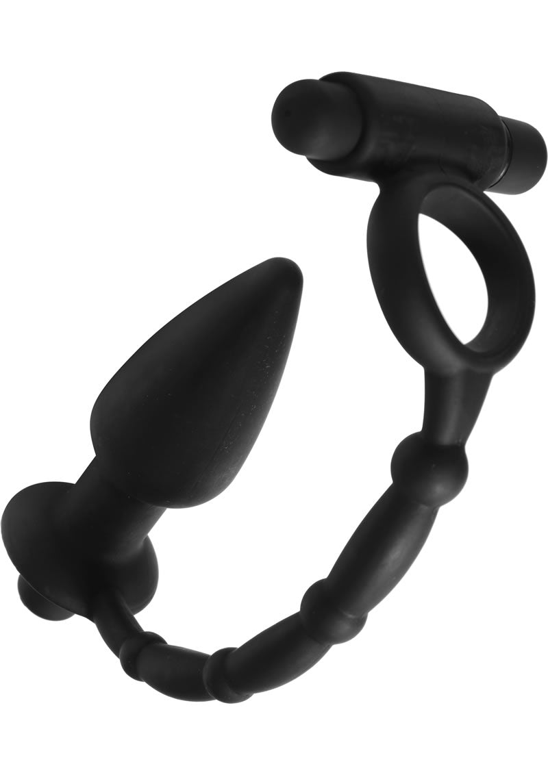 Master Series Viaticus Dual Vibrating Cock Ring and Vibrating Anal Plu The Toy Box Master Series Viaticus Dual Vibrating Cock Ring and Vibrating Anal Plu The Toy Box