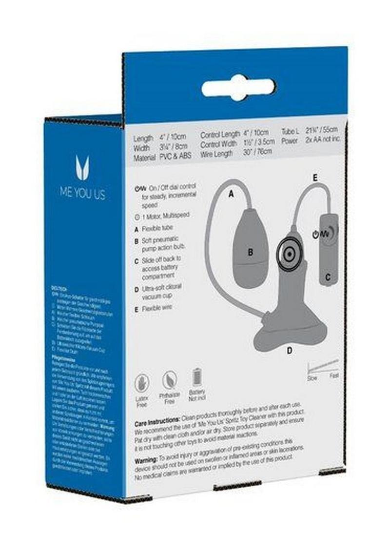 ME YOU US Clitoral Masseuse Vibrating Clit Pump - Purple