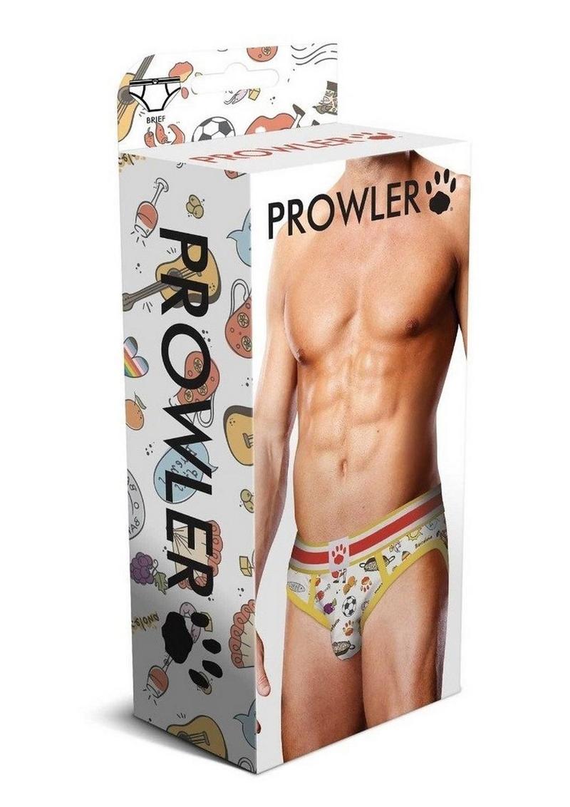 Prowler Barcelona Brief - Multicolor/White - XLarge