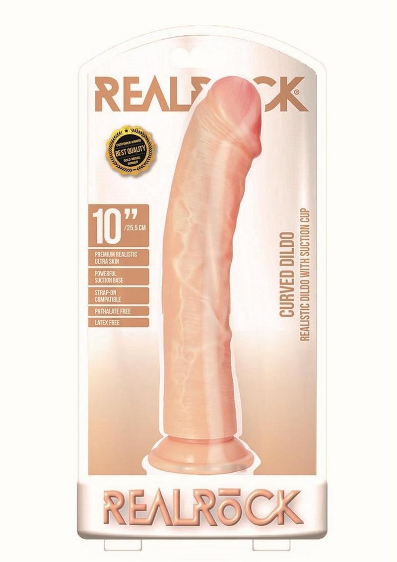 Realrock Curved Realistic Dildo with Suction Cup