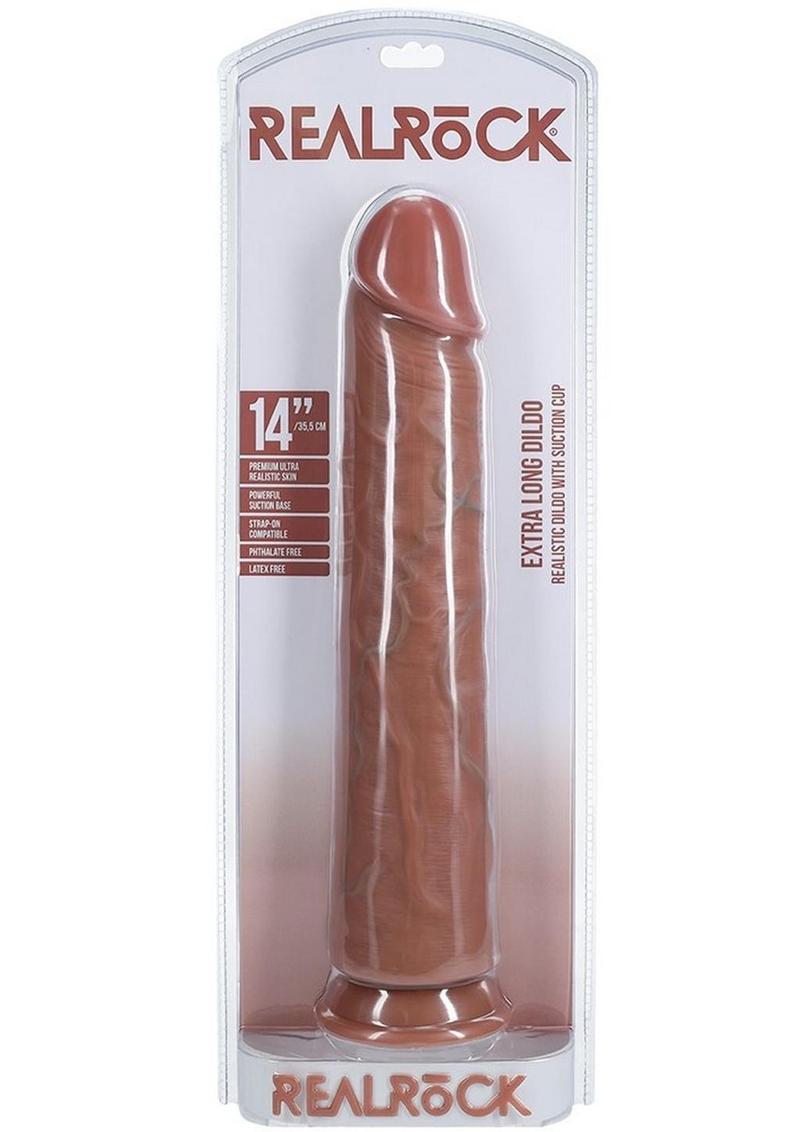 Realrock Ultra Realistic Skin Extra Large Straight Dildo with Suction Cup