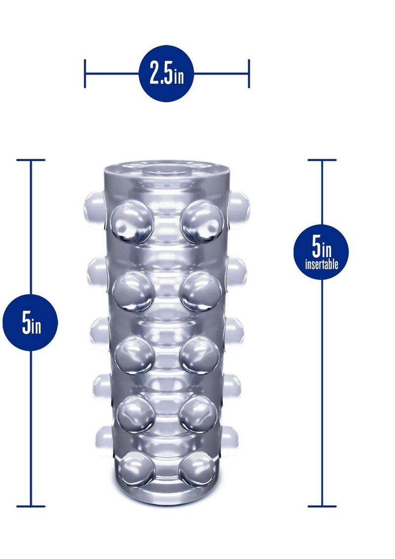 Rize Swich Self Lubricating Stroker Dual End Masturbator - Clear