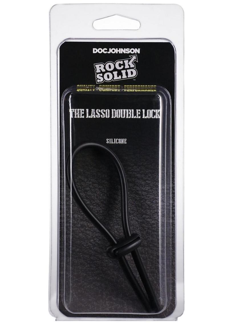 Rock Solid Lasso Double Lock Adjustable Silicone Cock Ring