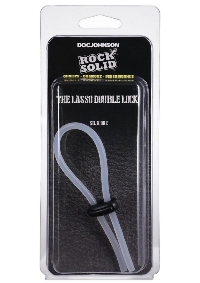 Rock Solid Lasso Double Lock Adjustable Silicone Cock Ring
