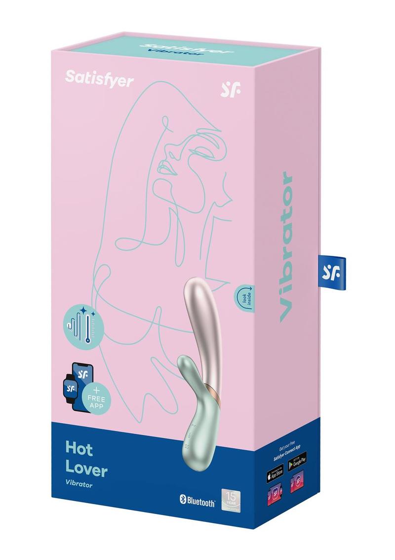 Satisfyer Hot Lover Rechargeable Silicone Warming Dual-Stim Vibrator