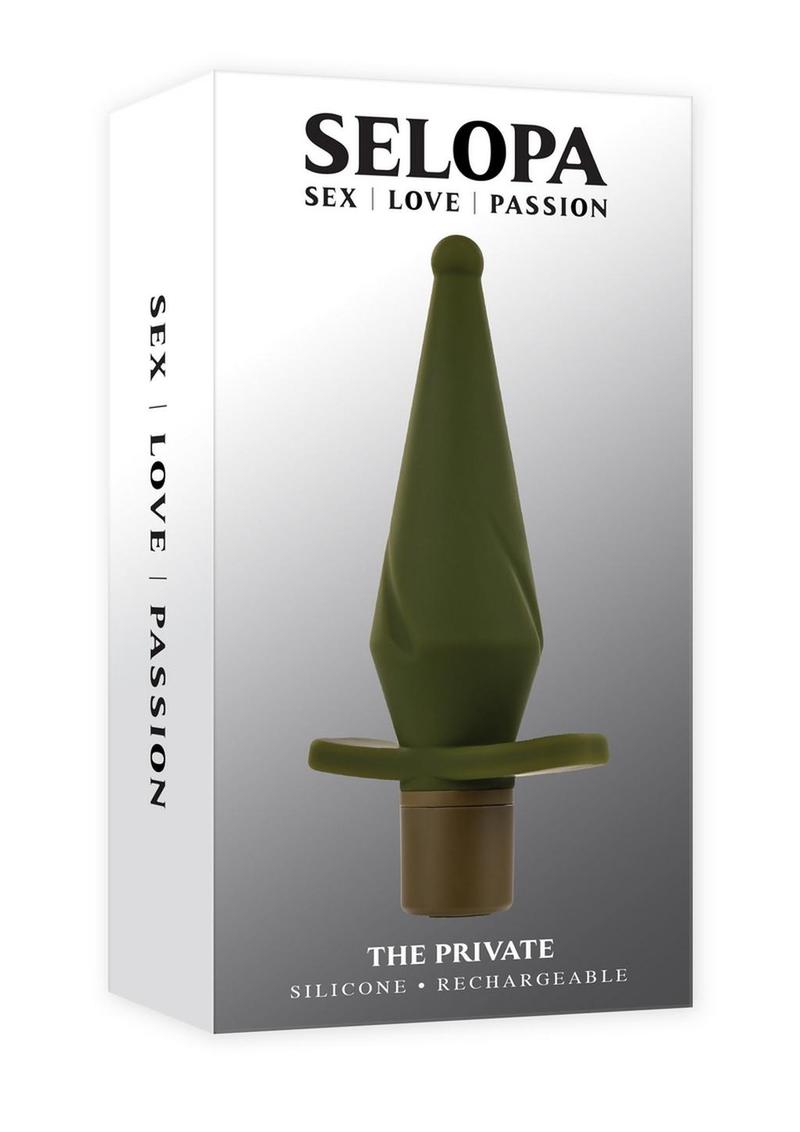 Selopa The Private Rechargeable Silicone Anal Plug