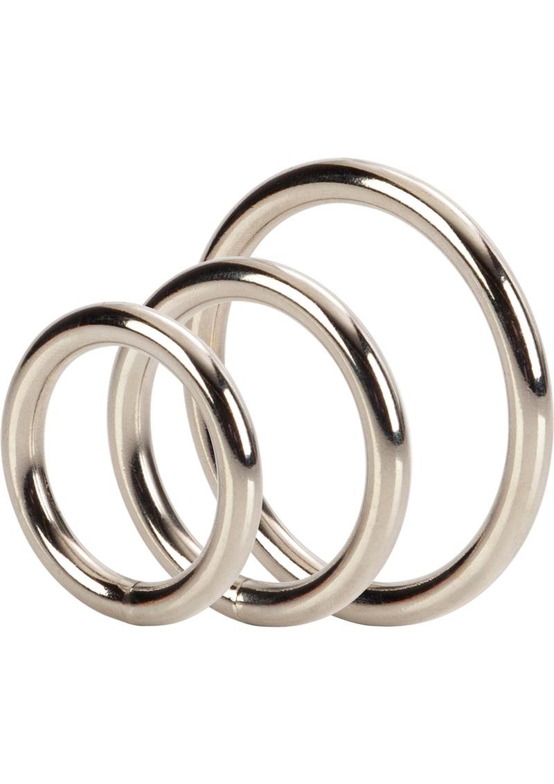 Silver Cock Rings