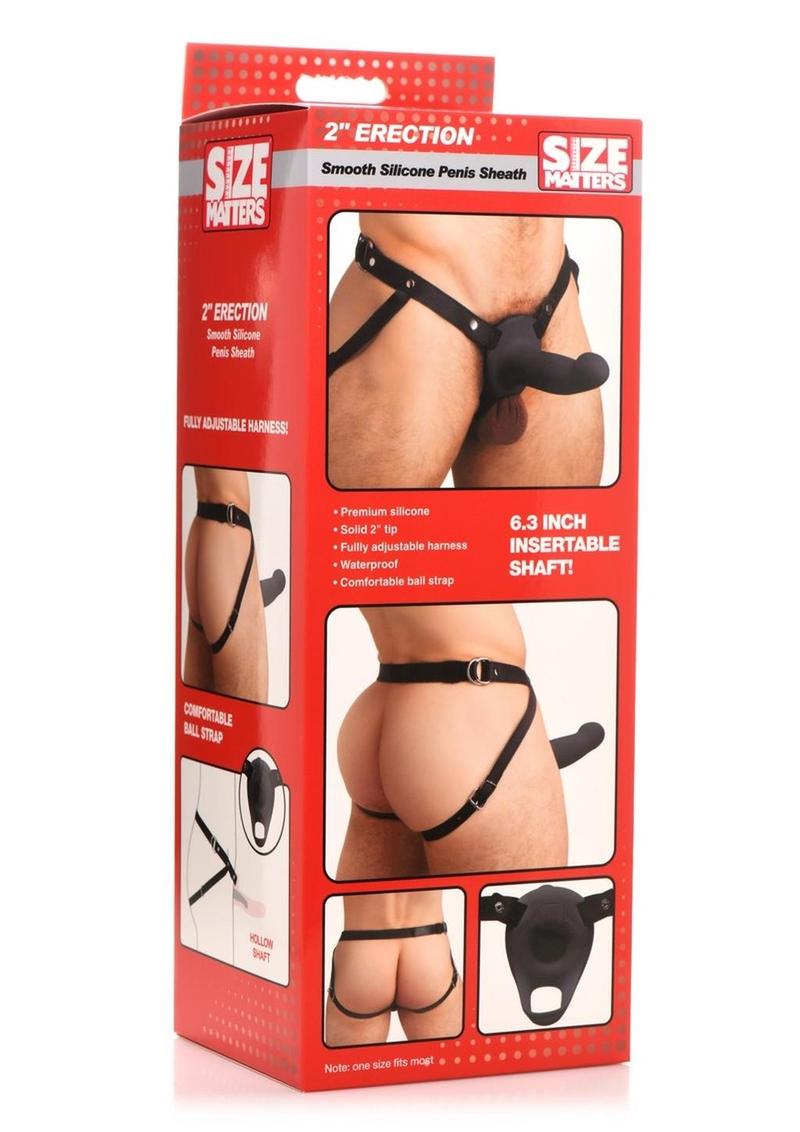 Size Matters 2 Erection Smooth Silicone Penis Sheath