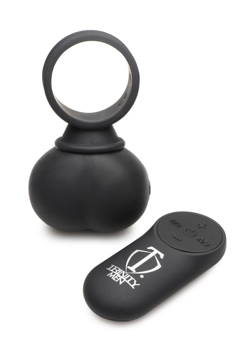 Trinity Men 28x Rechargeable Silicone Vibrating Balls with Remote
