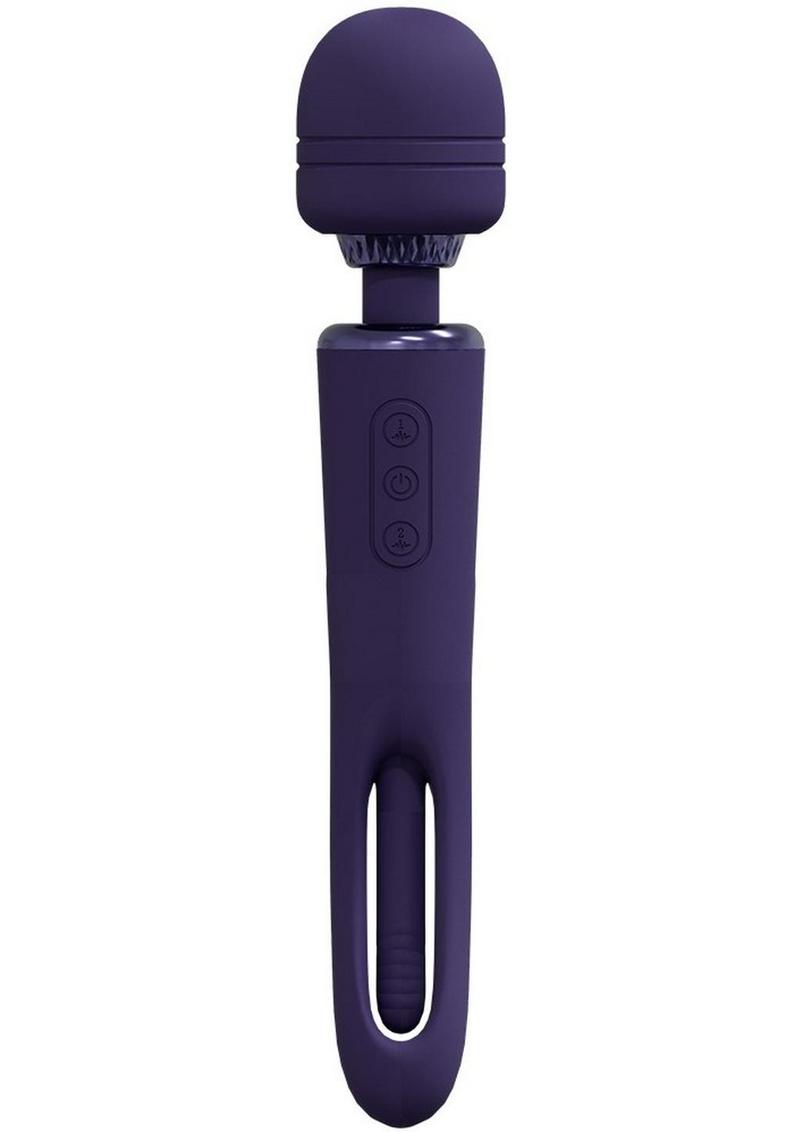 Vive Kiku Rechargeable Double Ended Wand with G-Spot Stimulator