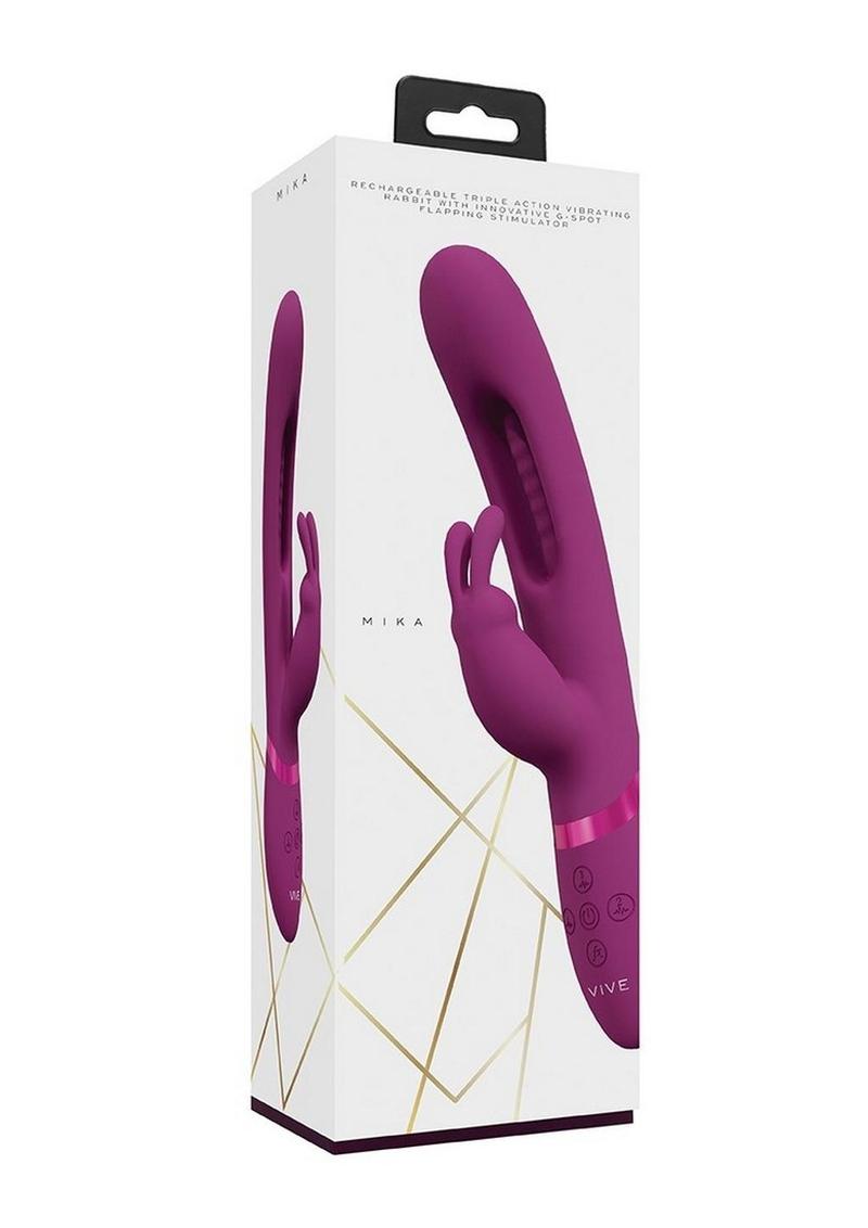 Vive Mika Rechargeable Triple Motor Vibrating Rabbit with G-Spot Stimulator