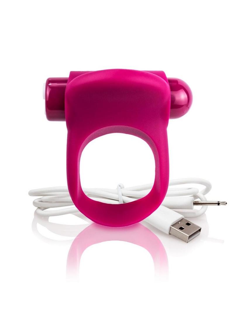 You-Turn Rechargeable Plus Silicone Ring Waterproof - Merlot/Red