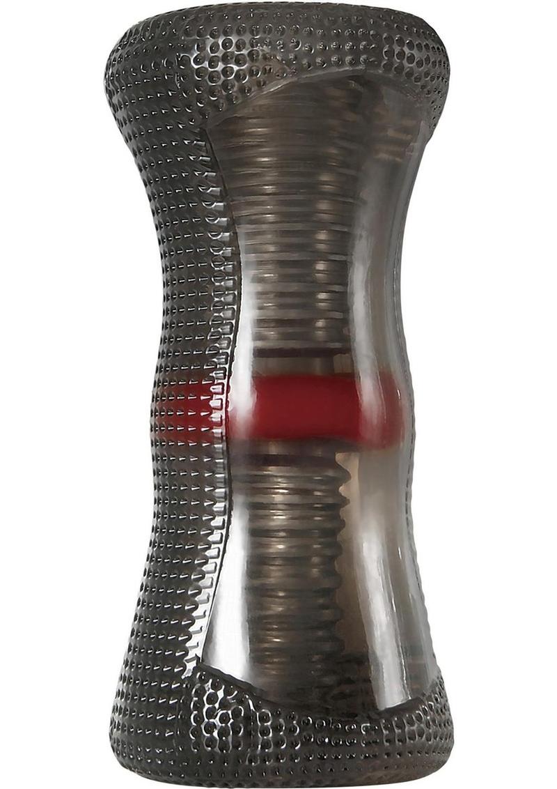 Zero Tolerance The Vortex Textured Stroker with DVD Download - Black/Red/Smoke