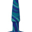 A-Play Groovy Silicone Anal Plug - Blue - 4in