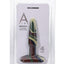 A-Play Groovy Silicone Anal Plug - Green - 4in