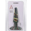 A-Play Groovy Silicone Anal Plug - Green - 5in