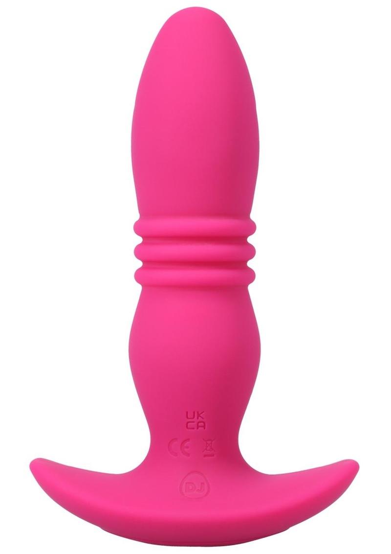 A-Play Rise Silicone Rechargeable Anal Plug with Remote Control - Pink