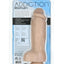 Addiction Roman Silicone Dildo with Bonus Bullet - Vanilla - 8in