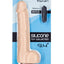 Addiction Tristan Silicone Realistic Dildo with Bonus Bullet - Vanilla - 9in