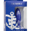 Admiral Liquid Silicone Vibrating Torpedo Rechargeable Anal Probe - Blue