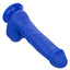 Admiral Vibrating Captain Rechargeable Silicone Dildo - Blue - 8in