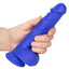 Admiral Vibrating Sailor Rechargeable Silicone Dildo - Blue - 7in