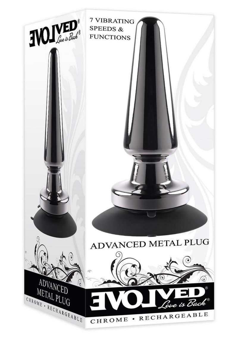 Advanced Metal Plug Rechargeable Vibrating Anal Plug