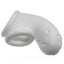 Airlock Air-Lite Vented Silicone Chastity - White/White Ice