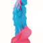 Alien Nation Glow Dragon Silicone Glow In The Dark Creature Dildo - Multicolor