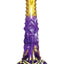 Alien Nation Obelisk Silicone Dildo - Gold/Purple