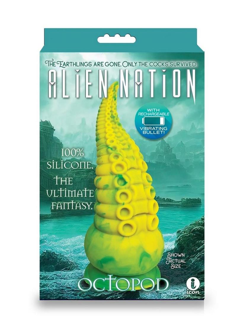 Alien Nation Octopos Silicone Creature Dildo - Yellow