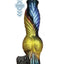 Alien Nation Phoenix Silicone Thrusting Dildo - Black/Green/Yellow