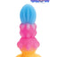 Alien Nation Sprite Jr. Silicone Anal Plug - Blue/Pink/Yellow