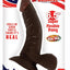 All American Whoppers Dildo with Balls - Chocolate - 6.5in