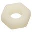Alpha Glow In The Dark Liquid Silicone Prolong Sexagon Ring - White